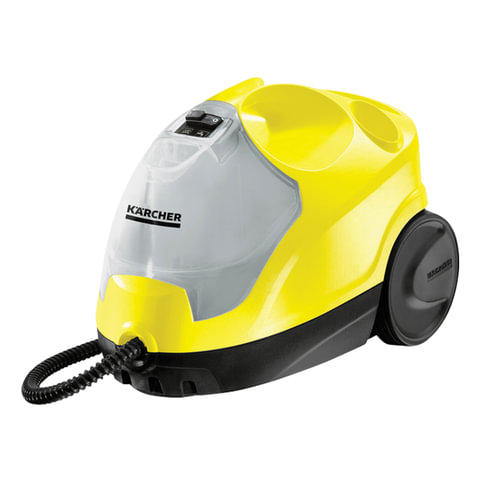 Пароочиститель KARCHER SC4 EasyFix, мощность 2000 Вт, давление 3,5 бар, объем 0,5/0,8 л, желтый,1.512-450.0