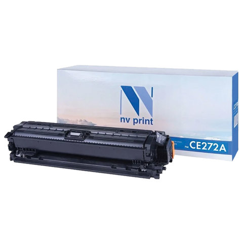 Картридж лазерный NV PRINT (NV-CE272A) для HP CP5525dn/CP5525n/M750dn/M750n, желтый, ресурс 15000 страниц