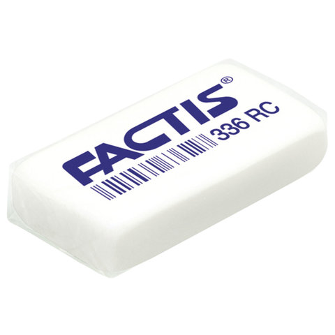 Ластик FACTIS 336 RC (Испания), 40х20х8 мм, белый, прямоугольный, CNF336RC