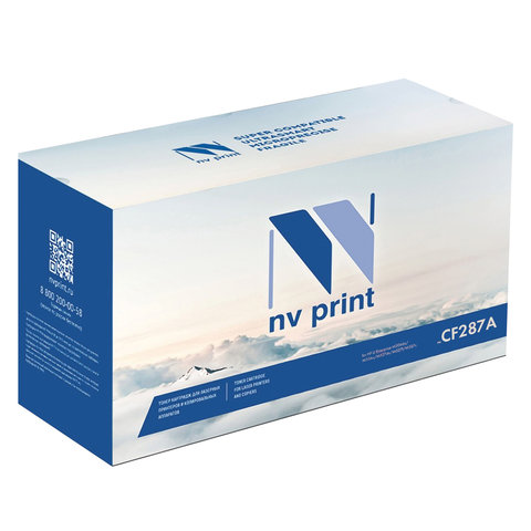 Картридж лазерный NV PRINT (NV-CF287A) для HP LJ M501n/506dn/506x/527dn, ресурс 9000 страниц