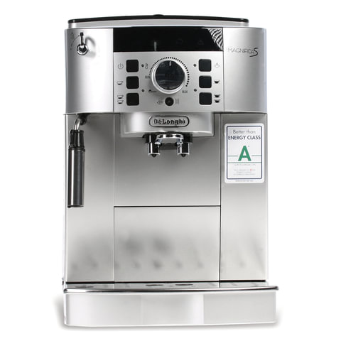 Кофемашина DELONGHI ECAM 22.110.SB, 1450 Вт, объем 1,8 л, емкость для зерен 250 г, ручной капучинатор, серебристая, EСAM 22.110.SB