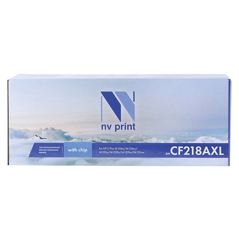 Картридж лазерный NV PRINT (NV-CF218AXL) для HP M104a / M104w / M132fn / M132nw, ресурс 3500 страниц